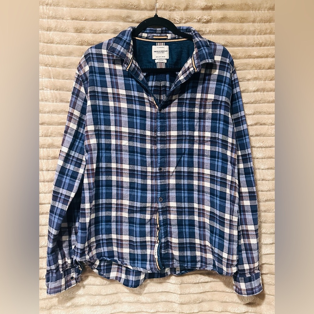 American Heritage Blue Flannel Shirt